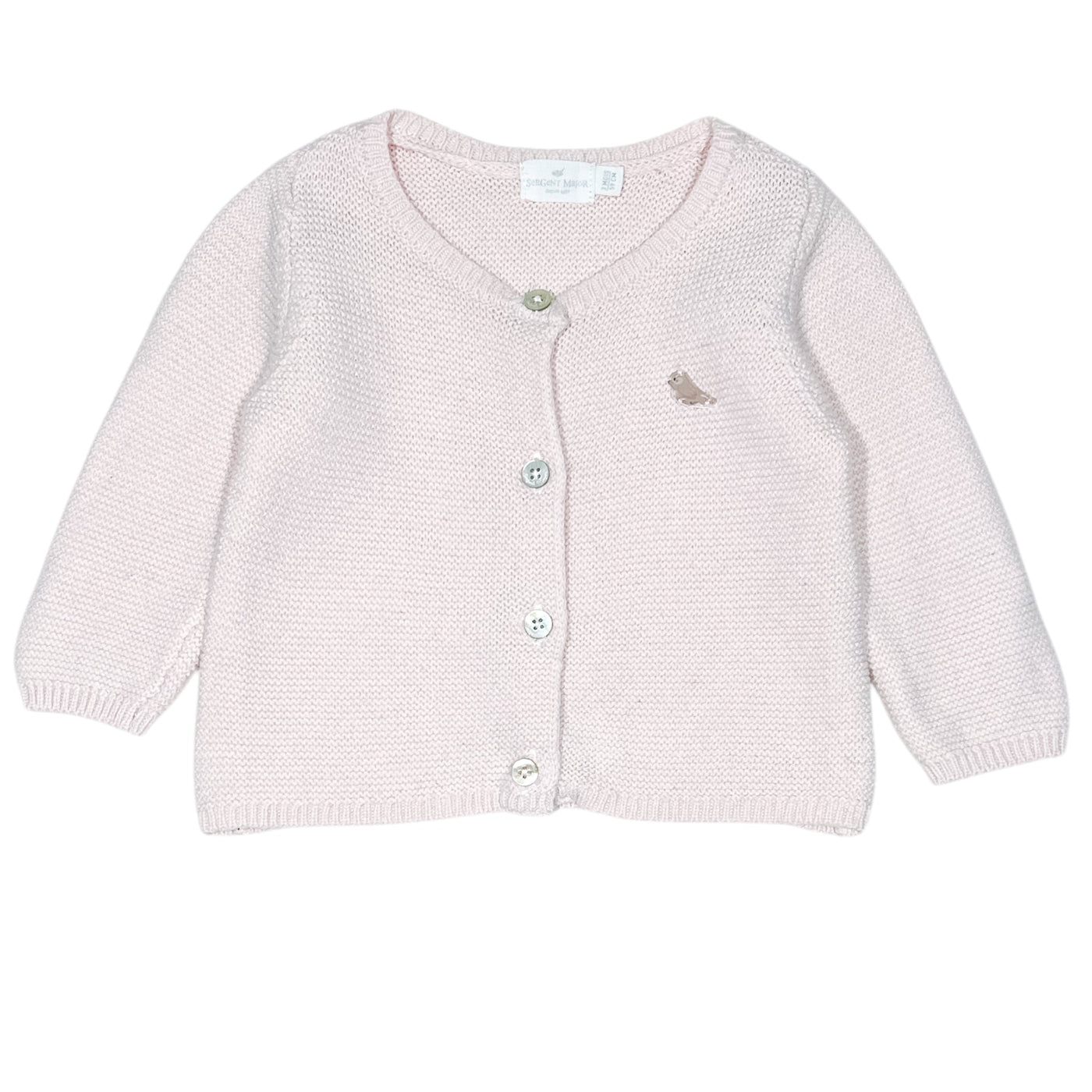Cardigan de seconde main en coton et laine pour bébé fille de 3 mois - Vue 1