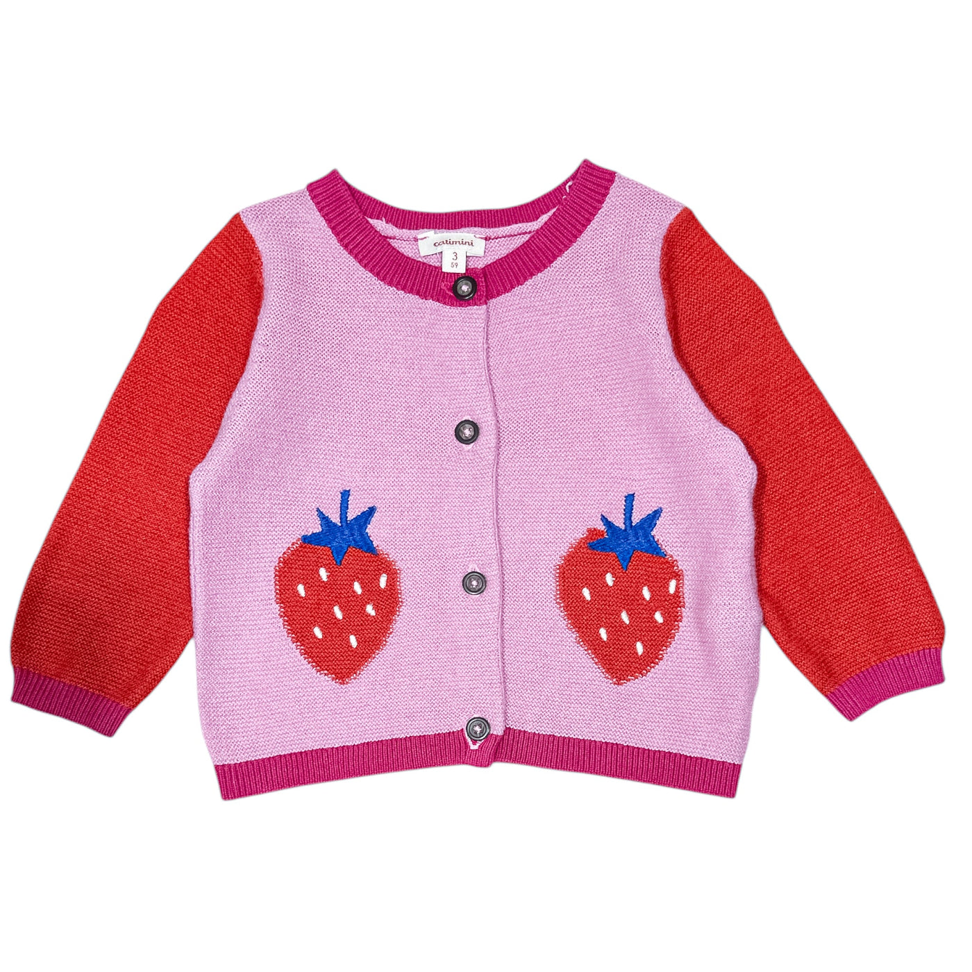 Cardigan de seconde main en coton pour bébé fille de 3 mois - Vue 1