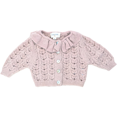 Cardigan de seconde main en laine alpaga pour bébé fille de 3 mois - Vue 1