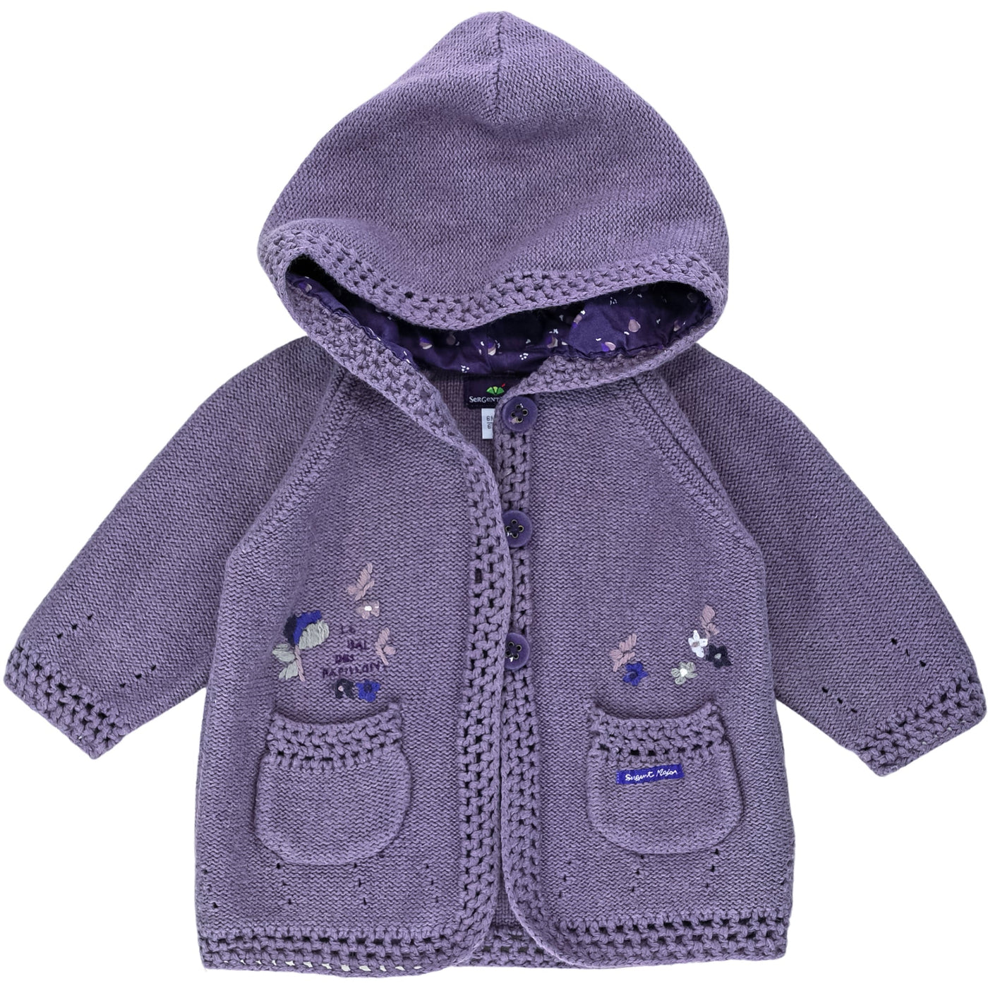 Cardigan de seconde main en coton pour bébé fille de 6 mois - Vue 1