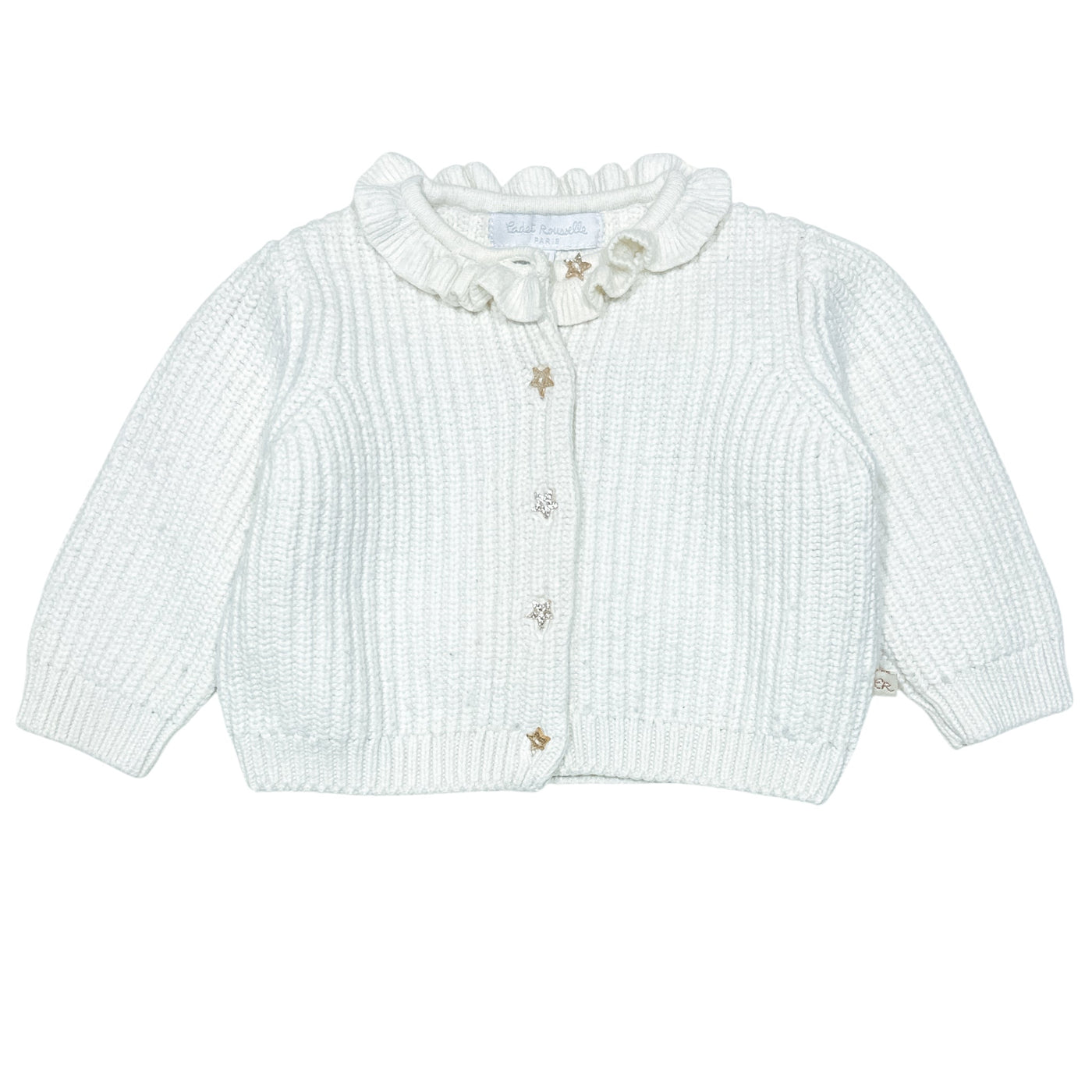 Cardigan de seconde main en coton et laine pour bébé fille de 6 mois - Vue 1