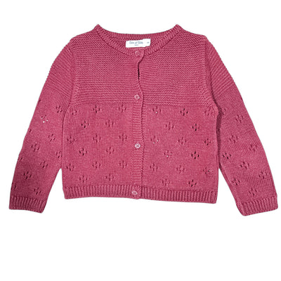Cardigan de seconde main en coton pour bébé fille de 9 mois - Vue 1