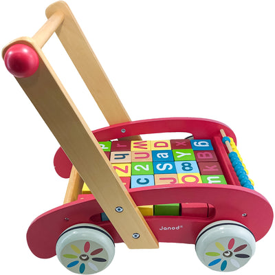 Chariot de marche "Chariot ABC Buggy Tatoo" de seconde main en bois pour enfant à partir de 12 mois - Vue 1