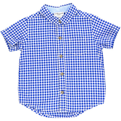 Chemise à manches courtes chemise à manches courtes + chemise à manches courtes de seconde main en coton pour bébé garçon de 18 mois - Vue 1