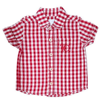 Chemise à manches courtes de seconde main en coton pour bébé garçon de 3 mois - Vue 1