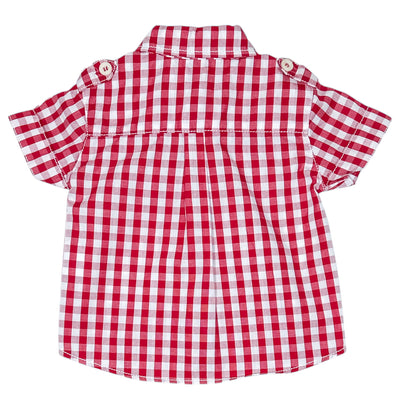 Chemise à manches courtes de seconde main en coton pour bébé garçon de 3 mois - Vue 2