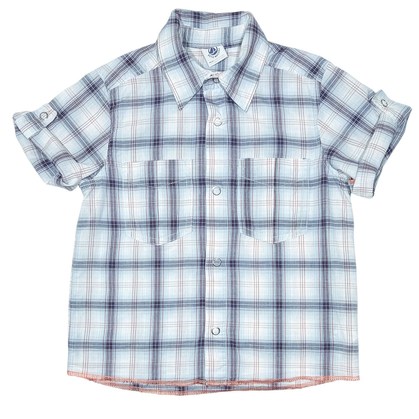 Chemise à manches courtes de seconde main en coton pour enfant garçon de 4 ans - Vue 1