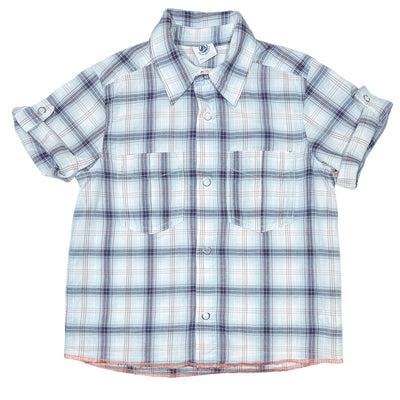 Chemise à manches courtes de seconde main en coton pour enfant garçon de 4 ans - Vue 1