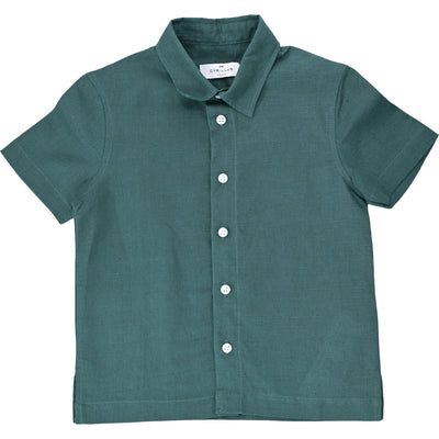 Chemise à manches courtes de seconde main en lin pour enfant garçon de 4 ans - Vue 1
