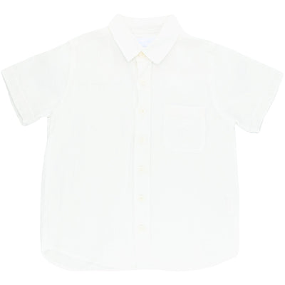 Chemise à manches courtes de seconde main en lin pour enfant garçon de 5 ans - Vue 1