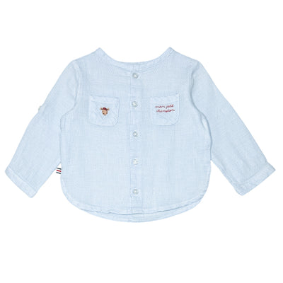 Chemise à manches longues de seconde main en coton pour bébé garçon de 12 mois - Vue 1