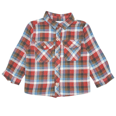 Chemise à manches longues de seconde main en coton pour bébé garçon de 12 mois - Vue 1