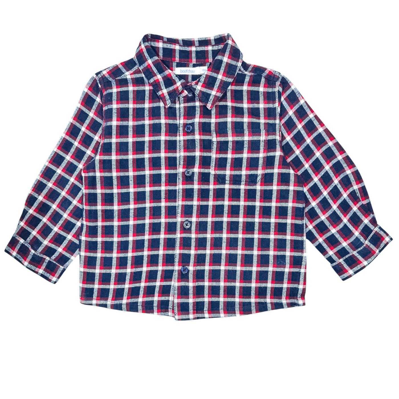 Chemise à manches longues de seconde main en coton pour bébé garçon de 12 mois - Vue 1