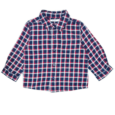 Chemise à manches longues de seconde main en coton pour bébé garçon de 12 mois - Vue 1