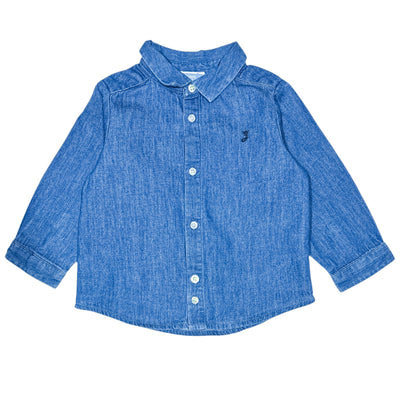 Chemise à manches longues de seconde main en coton pour bébé garçon de 12 mois - Vue 1