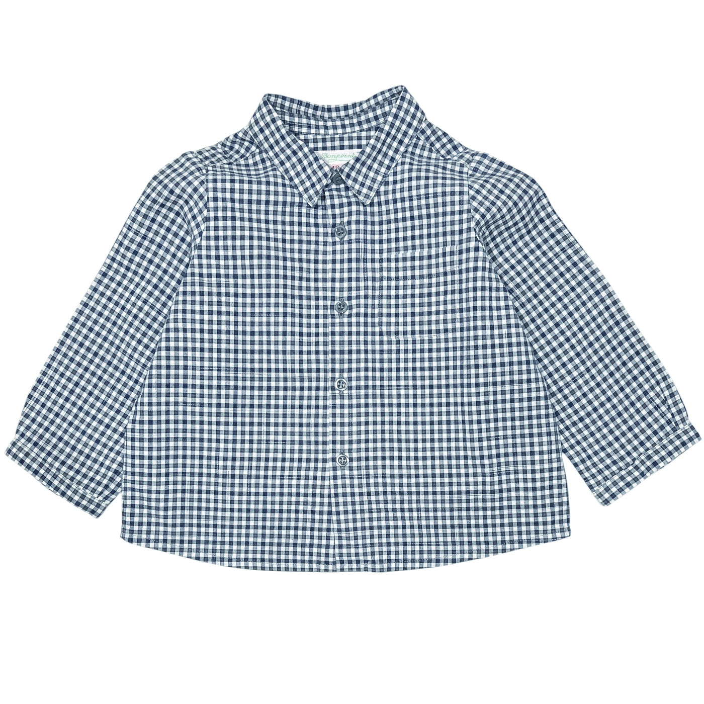 Chemise à manches longues de seconde main en coton pour bébé garçon de 12 mois - Vue 1