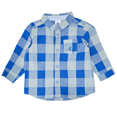 Chemise à manches longues de seconde main en coton pour bébé garçon de 12 mois - Vue 1