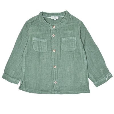 Chemise à manches longues de seconde main en gaze de coton pour bébé garçon de 12 mois - Vue 1