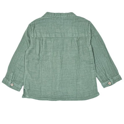 Chemise à manches longues de seconde main en gaze de coton pour bébé garçon de 12 mois - Vue 2