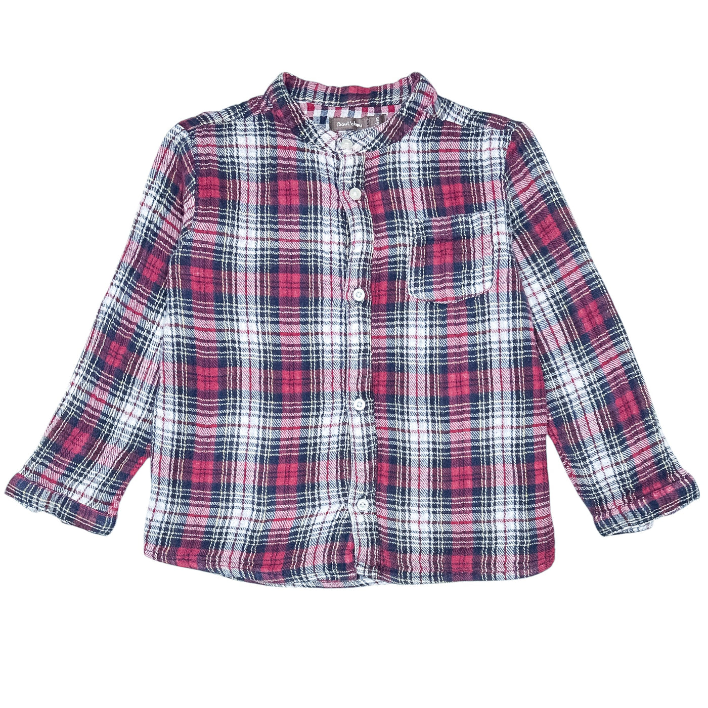 Chemise à manches longues de seconde main en coton pour enfant garçon de 3 ans - Vue 1
