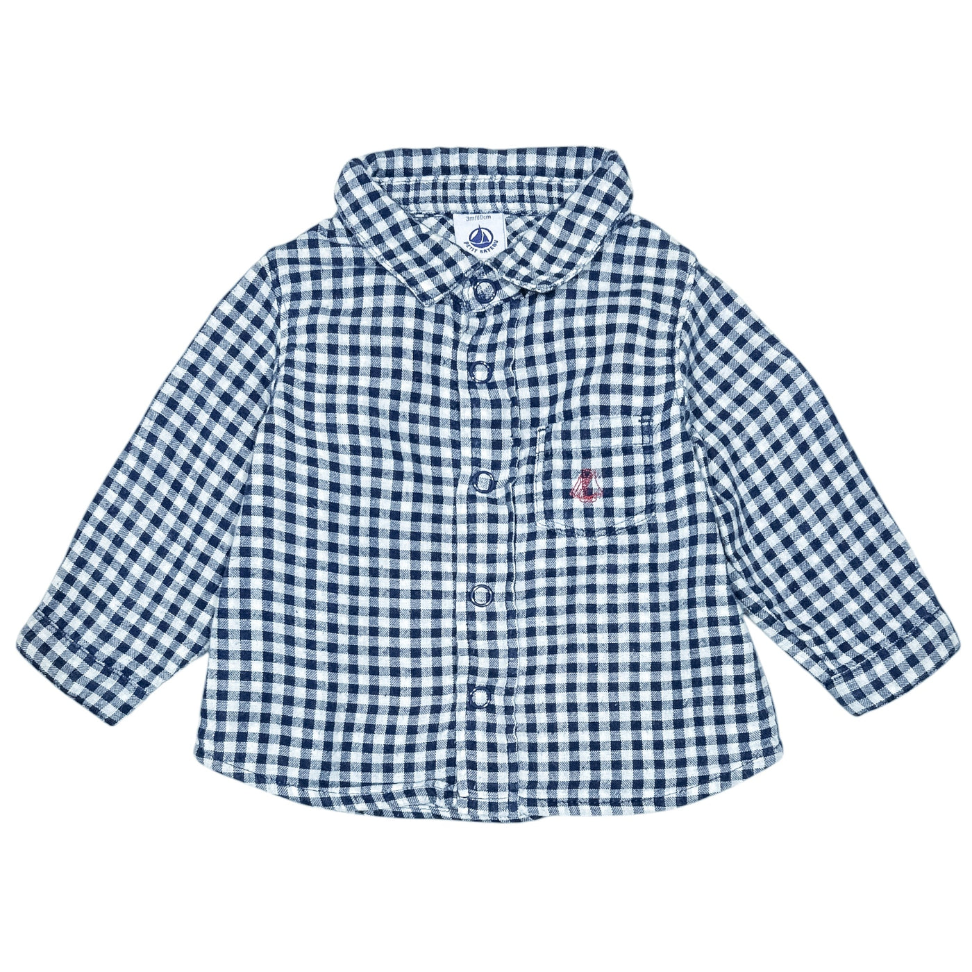 Chemise à manches longues de seconde main en coton pour bébé garçon de 3 mois - Vue 1