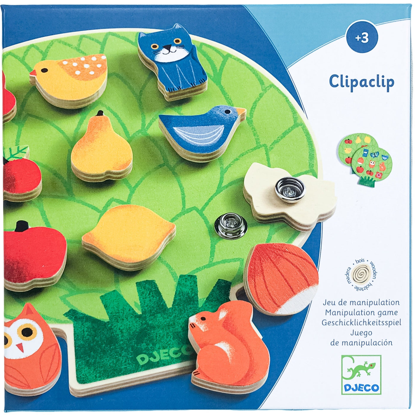 Jeu éducatif "Clipaclip" de seconde main en bois pour enfant à partir de 3 ans - Vue 1