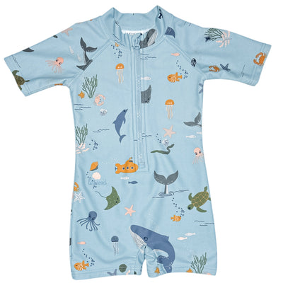 Combinaison anti-UV de seconde main en polyester recyclé pour bébé de 18 mois - Vue 1