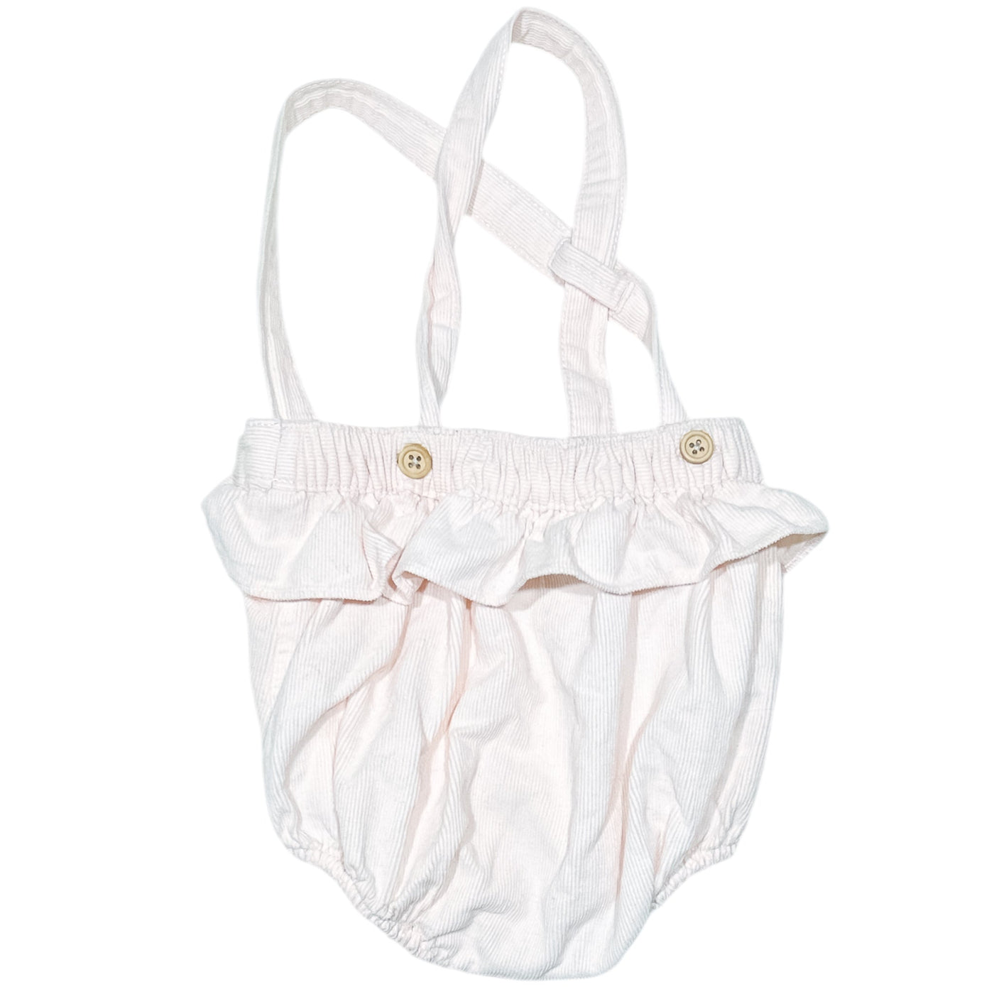 Combinaison courte de seconde main en velours pour bébé fille de 1 mois - Vue 1