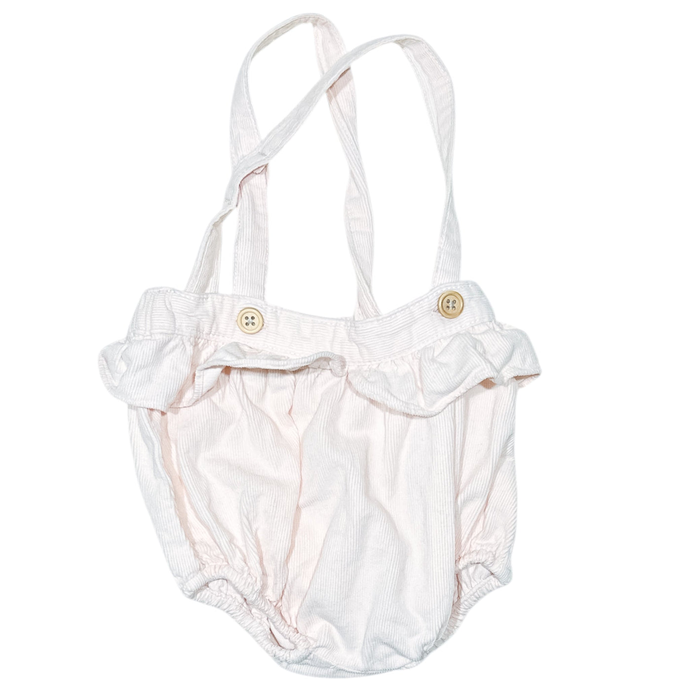 Combinaison courte de seconde main en velours pour bébé fille de 1 mois - Vue 2