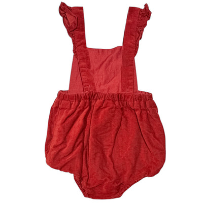 Combinaison courte de seconde main en velours pour bébé fille de 12 mois - Vue 1