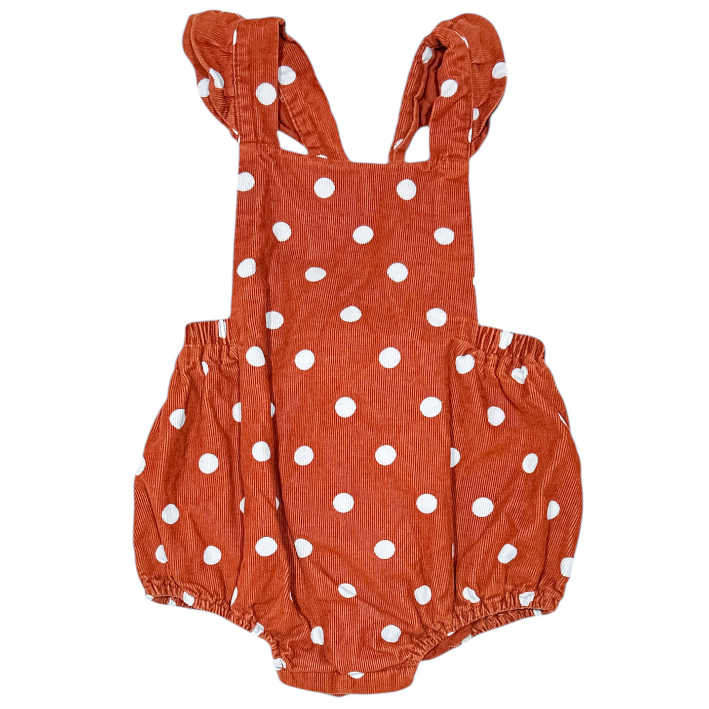 Combinaison courte de seconde main en velours pour bébé fille de 12 mois - Vue 1