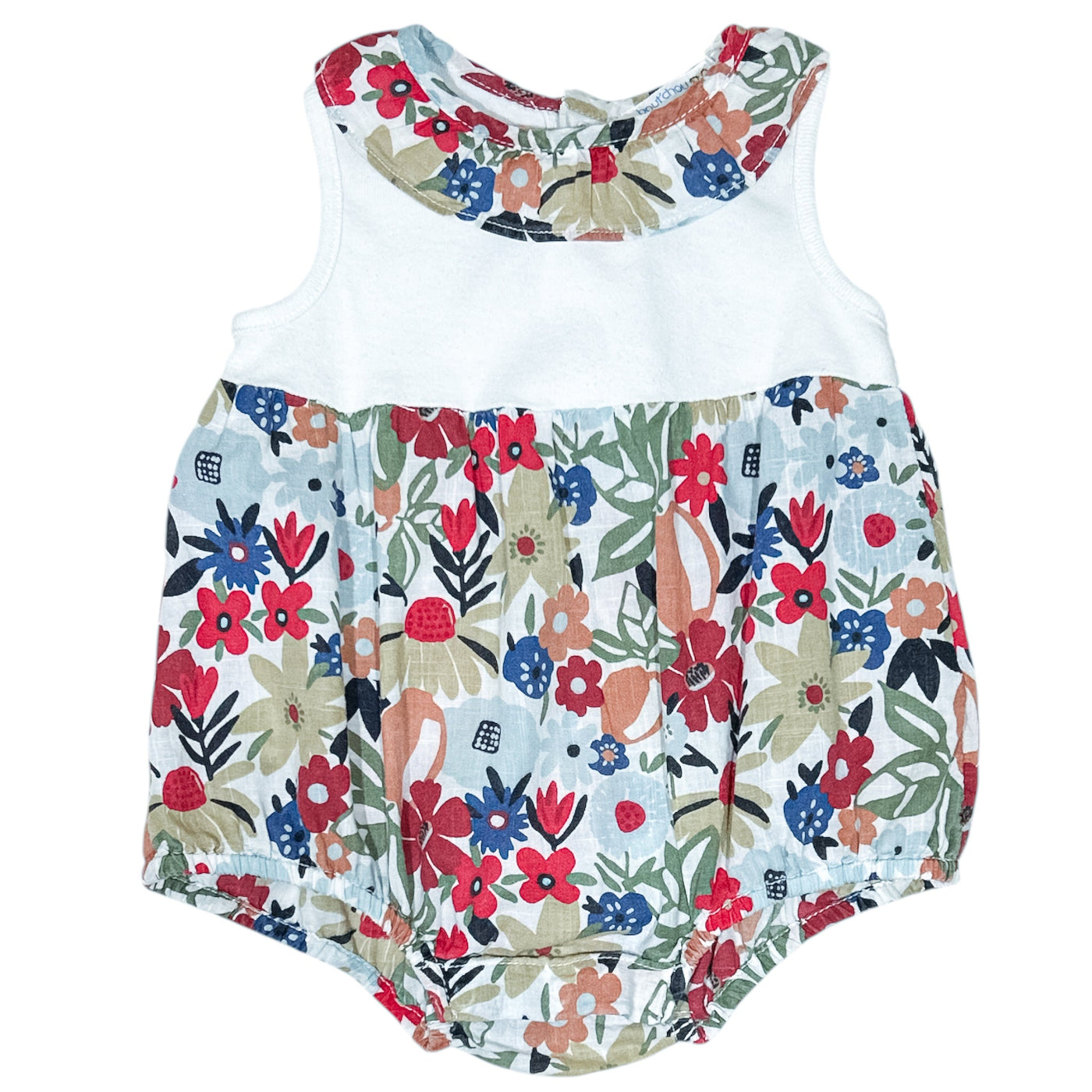 Combinaison courte de seconde main en coton bio pour bébé fille de 3 mois - Vue 1