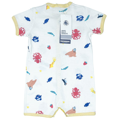Combinaison courte de seconde main en coton bio pour bébé de 3 mois - Vue 2