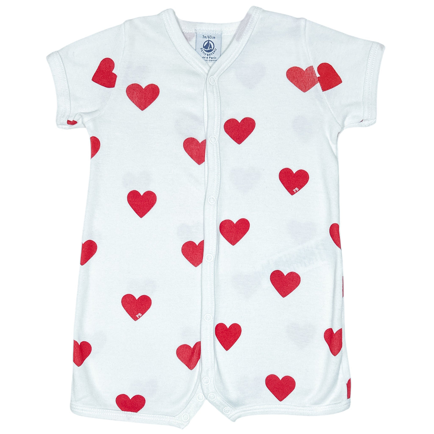 Combinaison courte de seconde main en coton bio pour bébé de 3 mois - Vue 1