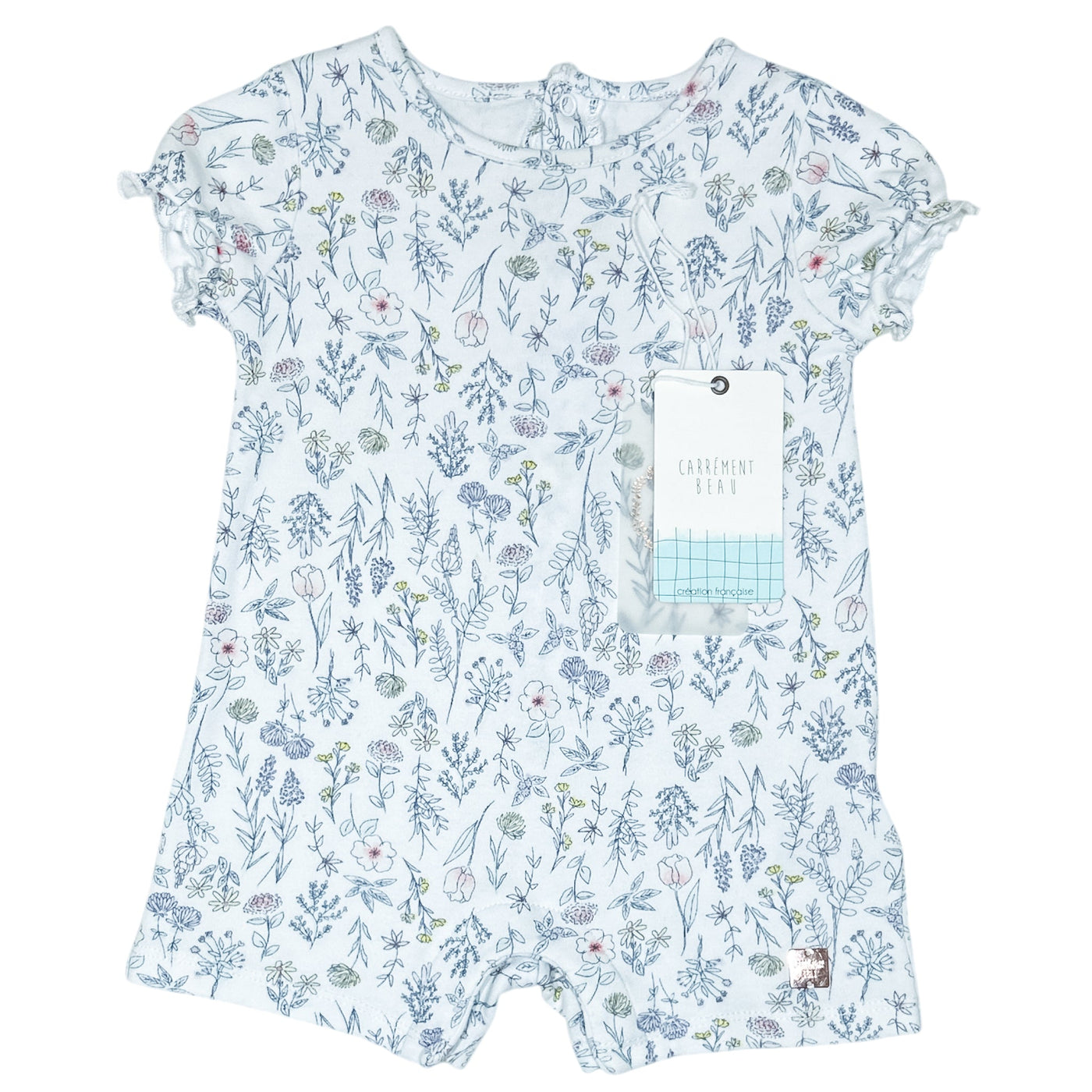 Combinaison courte de seconde main en coton pour bébé fille de 6 mois - Vue 1