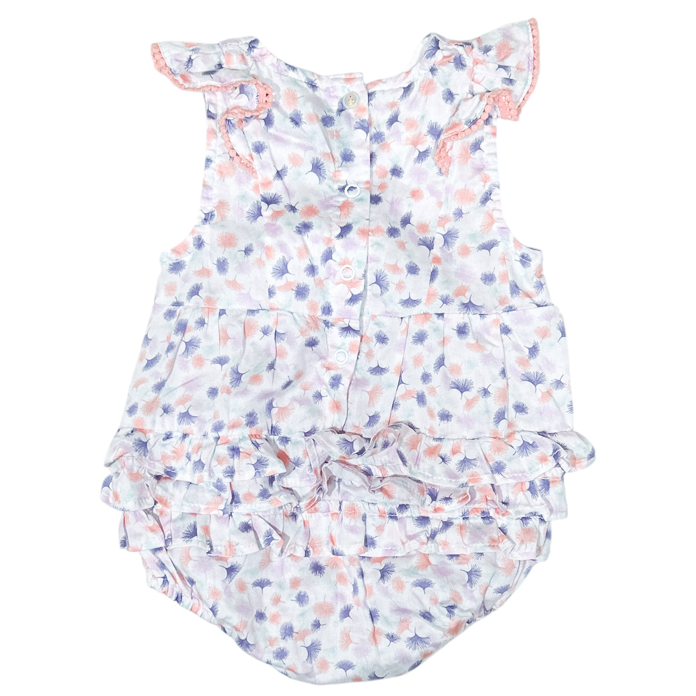 Combinaison courte de seconde main en coton pour bébé fille de 6 mois - Vue 2