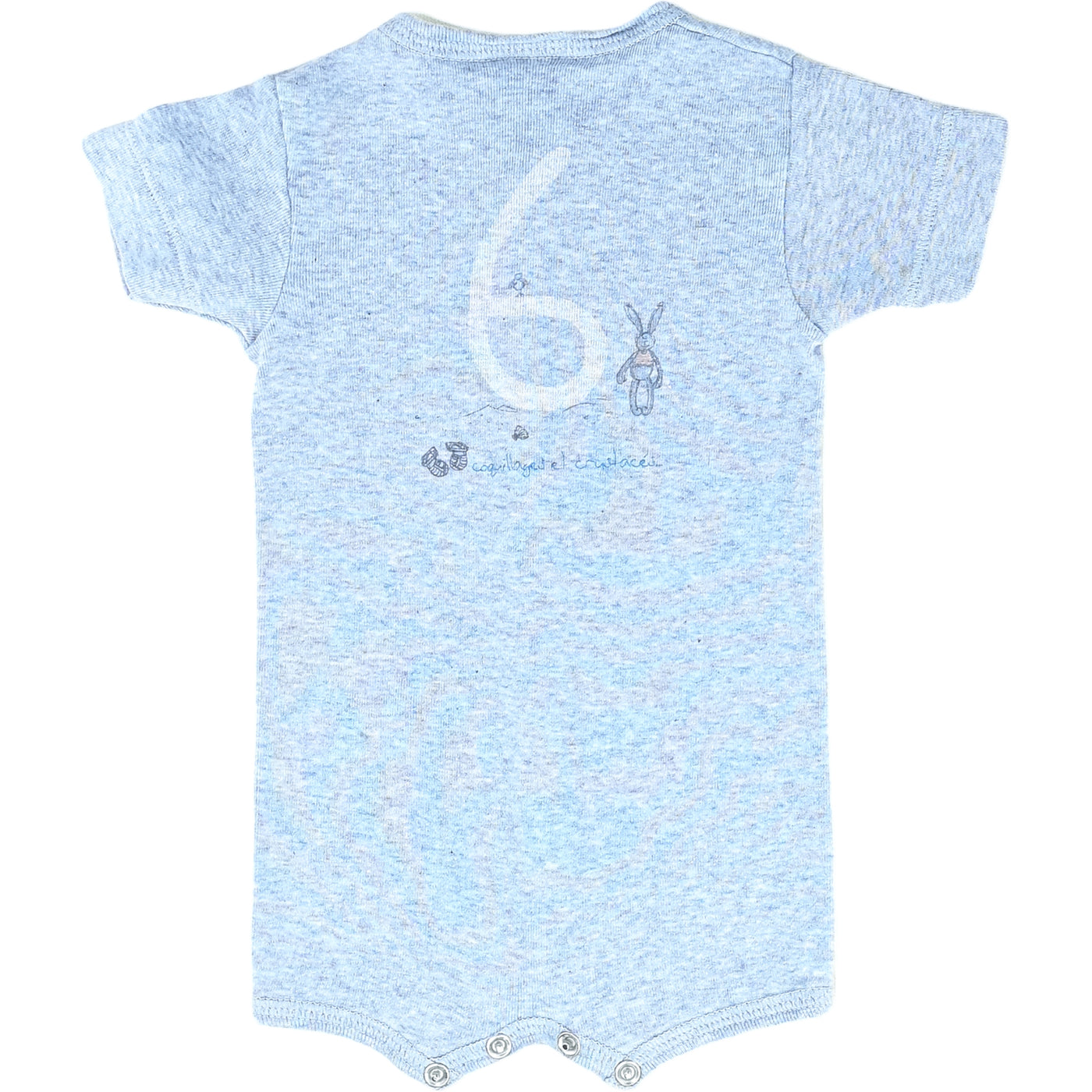 Combinaison courte 6 mois en coton