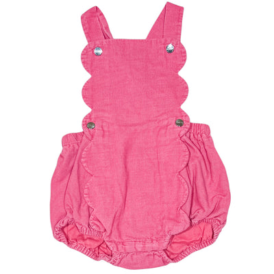 Combinaison courte de seconde main en velours pour bébé fille de 6 mois - Vue 1