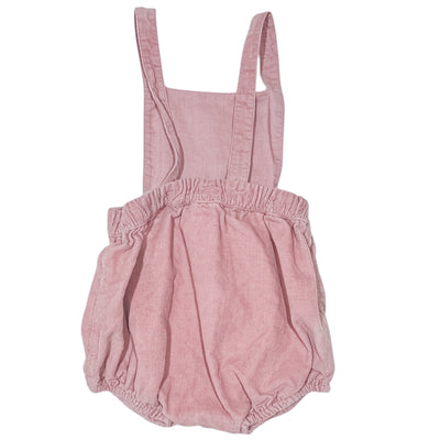 Combinaison courte de seconde main en velours pour bébé fille de 9 mois - Vue 2