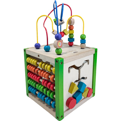 Cube d'activités "Cube d'activités multi-jeux" de seconde main en bois pour enfant à partir de 18 mois - Vue 1