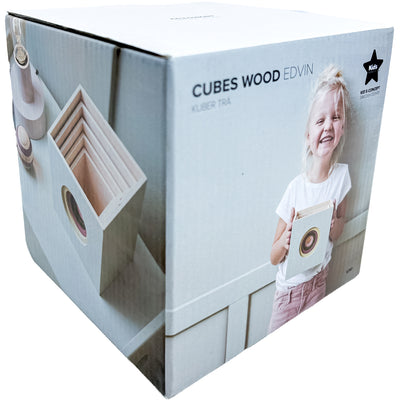 Cubes 5 pcs Edvin en bois