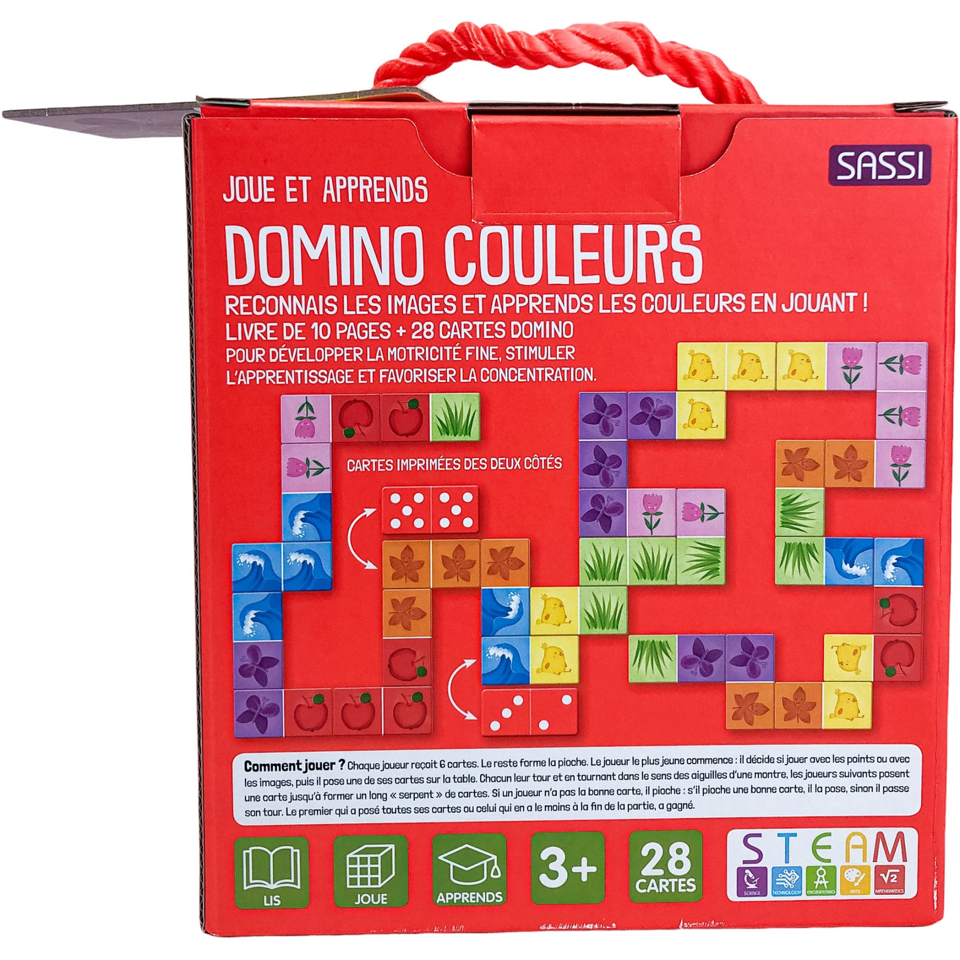 Jeu de dominos "Domino Couleurs" de seconde main pour enfant à partir de 3 ans - Vue 2