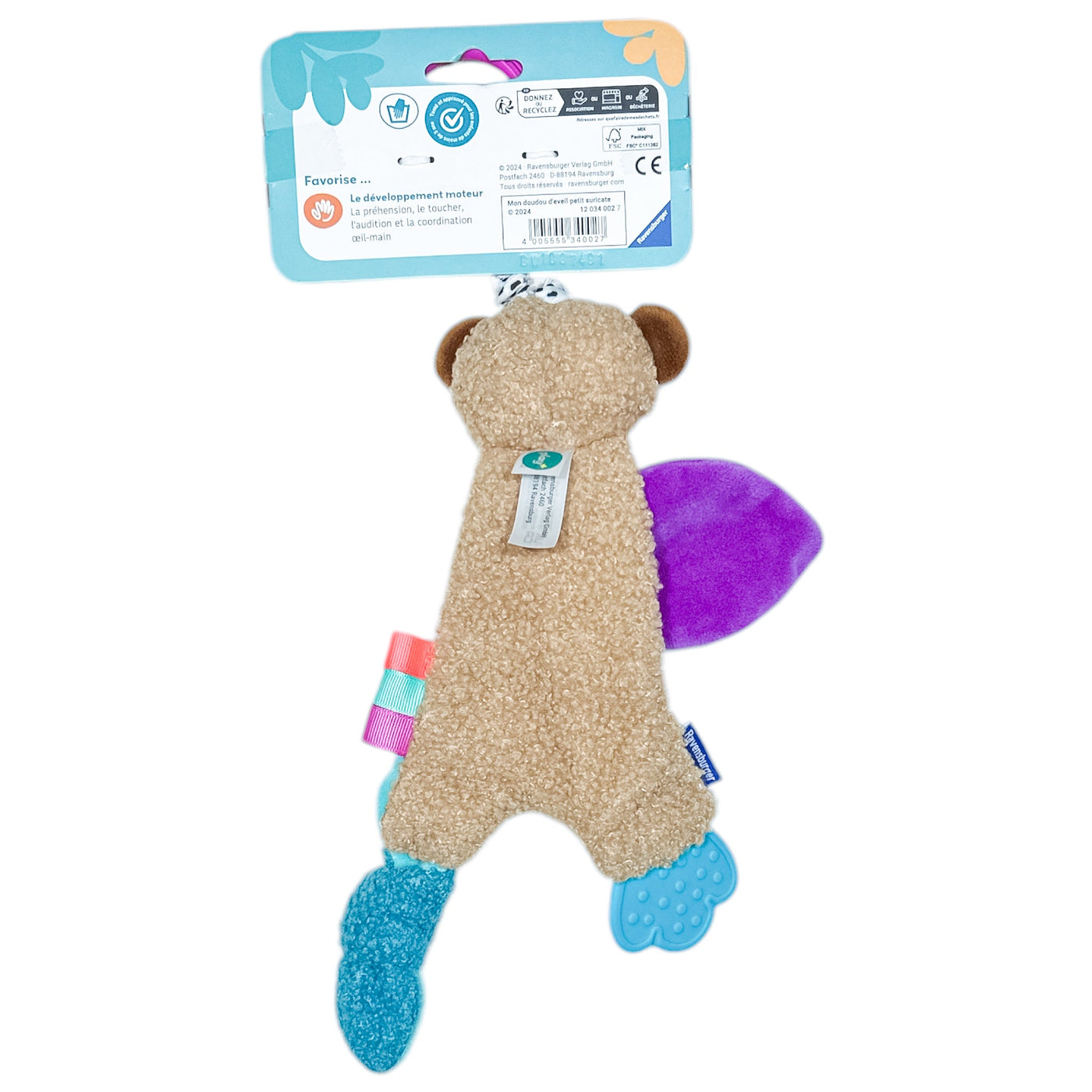 Peluche d'éveil "Doudou" de seconde main en tissu pour enfant dès la naissance - Vue 2