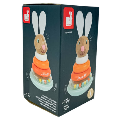 Anneaux à empiler "Empilable Culbuto Lapin" de seconde main en bois pour enfant à partir de 12 mois - Vue 2