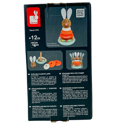 Anneaux à empiler "Empilable Culbuto Lapin" de seconde main en bois pour enfant à partir de 12 mois - Vue 3