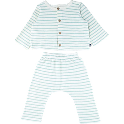 Ensemble cardigan + pantalon de seconde main en matière éponge pour bébé de 12 mois - Vue 1