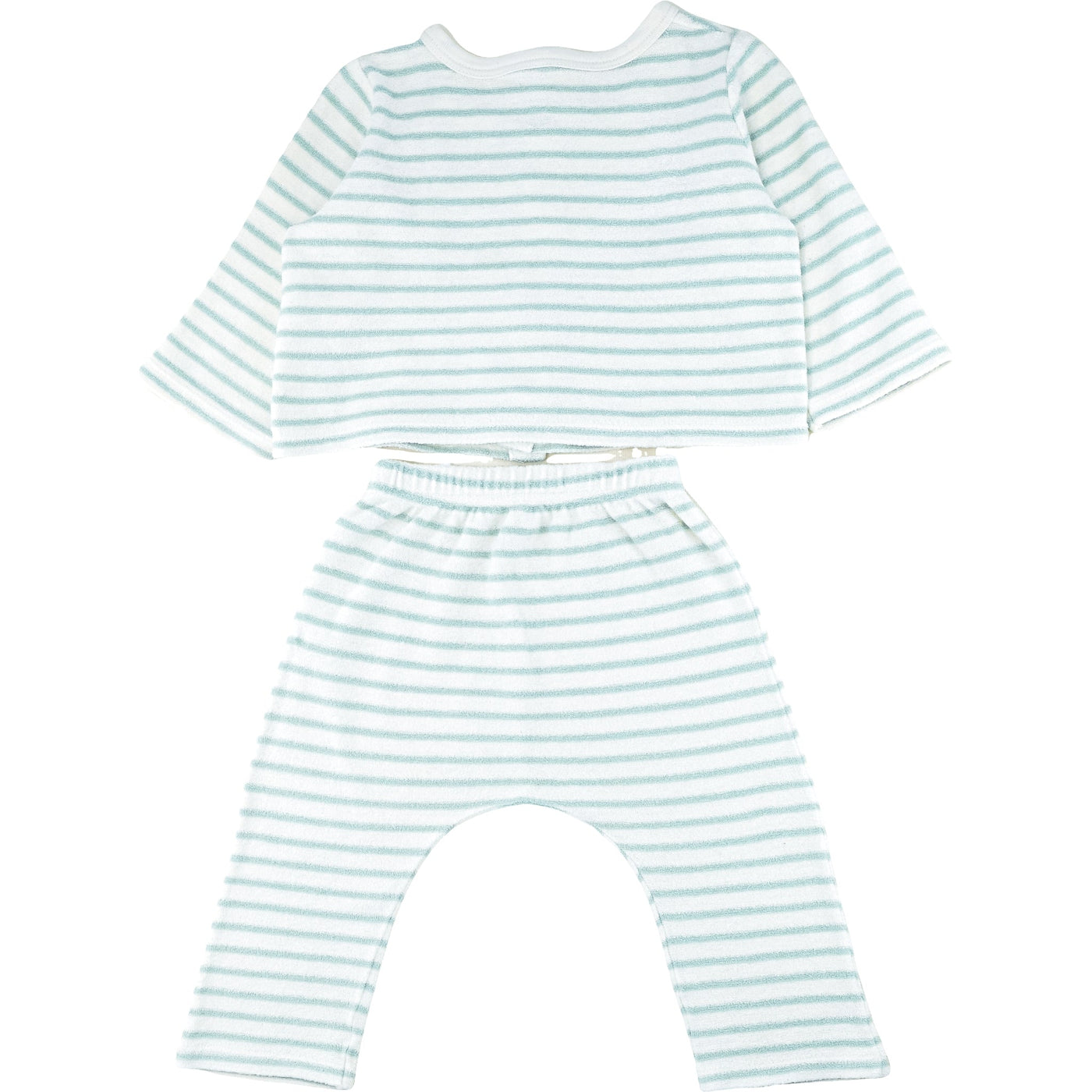 Ensemble cardigan + pantalon de seconde main en matière éponge pour bébé de 12 mois - Vue 2