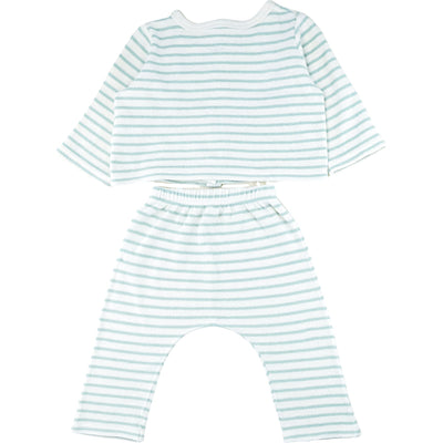 Ensemble cardigan + pantalon de seconde main en matière éponge pour bébé de 12 mois - Vue 2