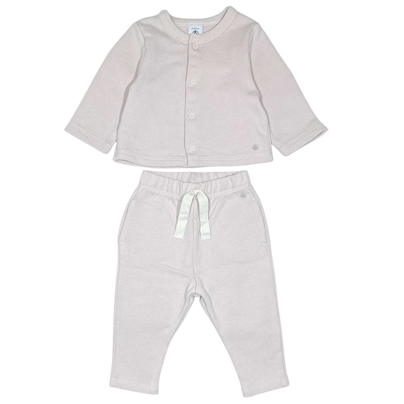 Ensemble cardigan + pantalon de seconde main en coton pour bébé fille de 6 mois - Vue 1