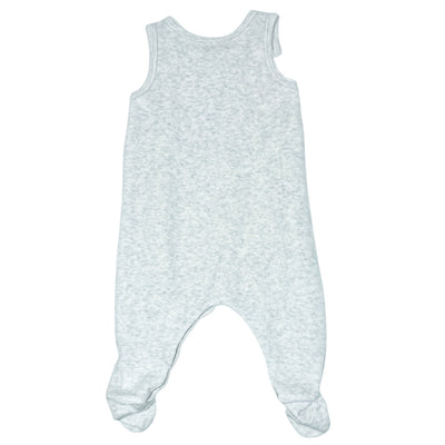 Pyjama cardigan + sarouel de seconde main en velours pour bébé fille de 1 mois - Vue 2